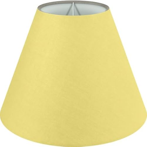 Wogati® Premium Lampenschirm E14/E27 Baumwolle | verschiedene Größen & Farben | Farbe: Gelb/Größe: M | Lampenschirm Stehlampe + Lampenschirm Hängelampe + Lampenschirm für Tischlampe von Wogati