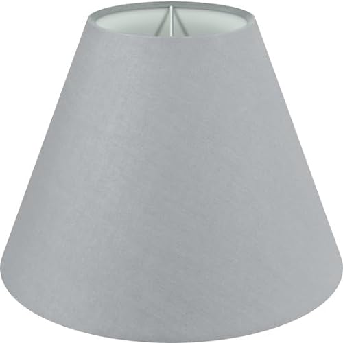 Wogati® Premium Lampenschirm E14/E27 Baumwolle | verschiedene Größen & Farben | Farbe: Grau/Größe: S | Lampenschirm Stehlampe + Lampenschirm Hängelampe + Lampenschirm für Tischlampe von Wogati