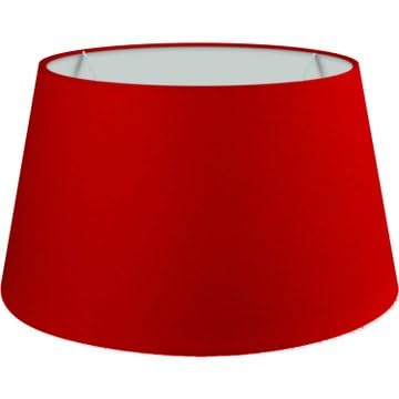 Wogati® Premium Lampenschirm E14/E27 Baumwolle | verschiedene Größen & Farben | Farbe: Rot/Größe: XXL | Lampenschirm Stehlampe + Lampenschirm Hängelampe + Lampenschirm für Tischlampe von Wogati