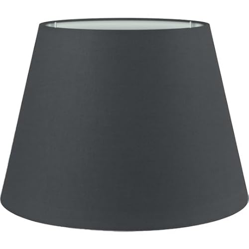 Wogati® Premium Lampenschirm E14/E27 Baumwolle | Verschiedene Größen & Farben | Schwarz/Größe: L | Für Stehlampe, Hängelampe und Tischlampe von Wogati