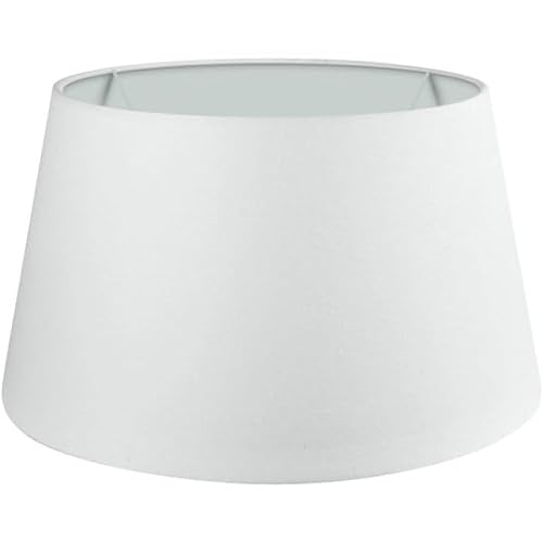 Wogati® Premium Lampenschirm E14/E27 Baumwolle | verschiedene Größen & Farben | Farbe: Weiß/Größe: XXL | Lampenschirm Stehlampe + Lampenschirm Hängelampe + Lampenschirm für Tischlampe von Wogati