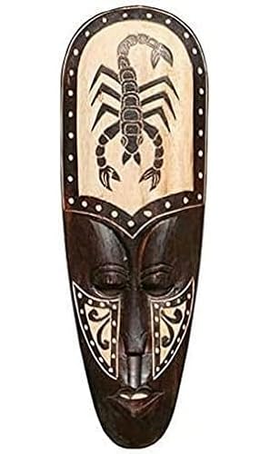 Wogeka - 50 cm Skorpion Holz Wandmaske - Tier Afrika Maske 62 von Wogeka