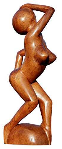 Wogeka Schöne abstrakte Holz Figur Sexy Lady Erotik Deko Handarbeit Bali A30.16 Wogeka Schöne abstrakte Holz Figur Sexy Lady Erotik Deko Handarbeit Bali A30.16 von Wogeka
