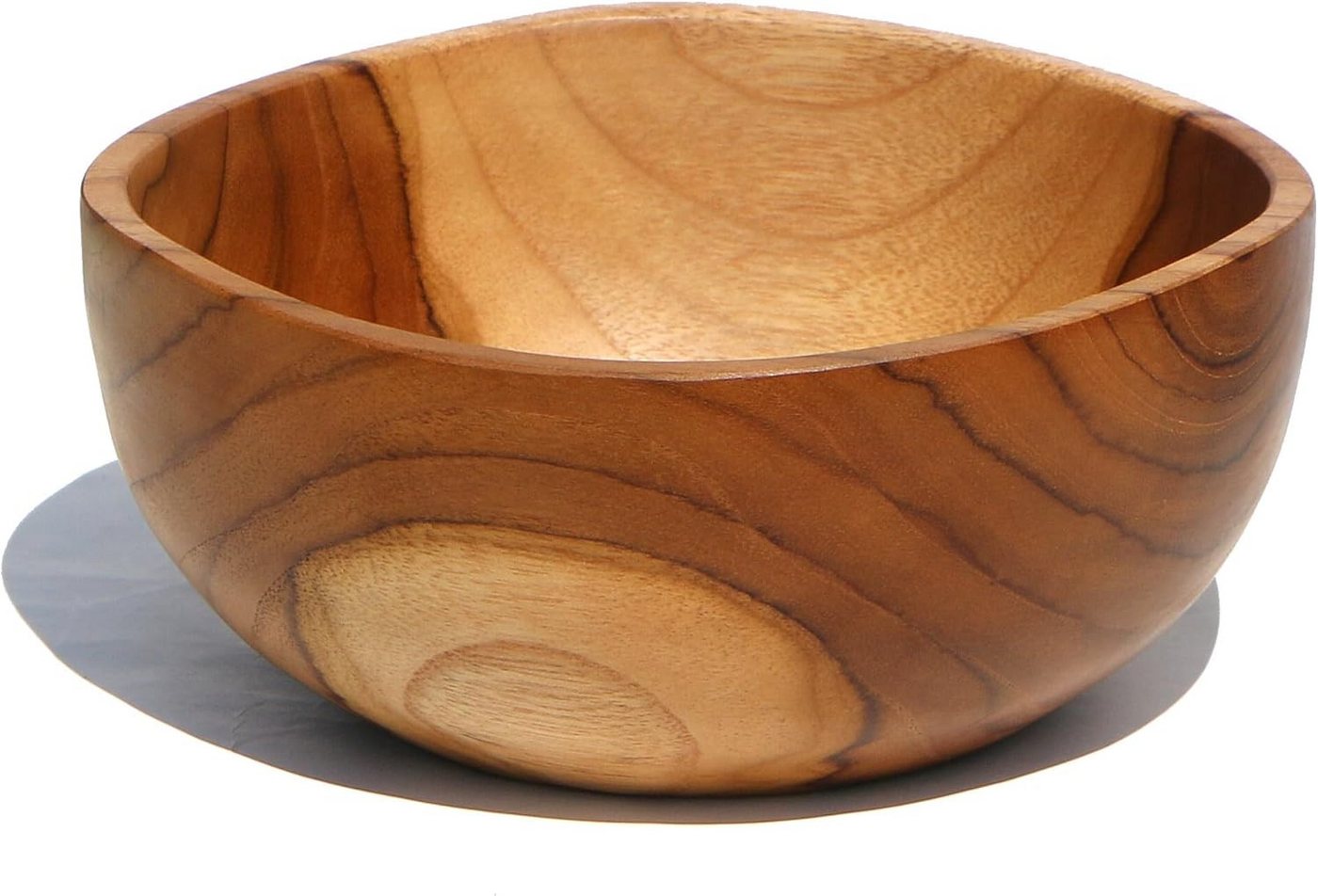 Wogeka Dekoschale 18 cm Knabberei Holzschale Teakholz Deko Handarbeit Bali Wogeka Dekoschale 18 cm Knabberei Holzschale Teakholz Deko Handarbeit Bali von Wogeka