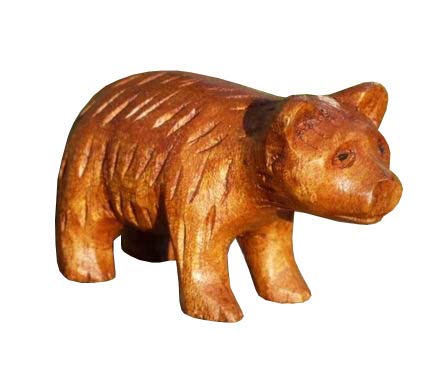 Wogeka Kleiner Bär Braunbär Holz Tier Figur Grizzly Bär Dekoration Handarbeit Schnitzerei Geschenk-Idee KTier64 Wogeka Kleiner Bär Braunbär Holz Tier Figur Grizzly Bär Dekoration Handarbeit Schnitzerei Geschenk-Idee KTier64 von Wogeka