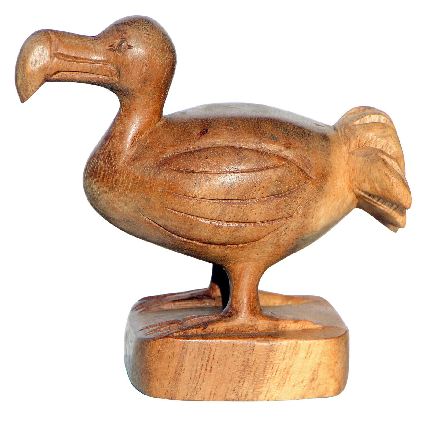 Wogeka Tierfigur Dodo Holz-Figur Dekoration Vogel Tier von Wogeka