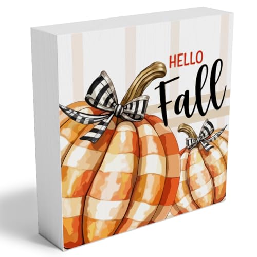 Rustikales Holz-Schild mit Aufschrift "Autumn is Proof That Change is Beautiful", Bauernhaus-Kunstwerk-Dekor, Herbst, Erntedankfest, quadratisches Holzschild, Schreibtischblock, Schilder, Zuhause Rustikales Holz-Schild mit Aufschrift "Autumn is Proof That Change is Beautiful", Bauernhaus-Kunstwerk-Dekor, Herbst, Erntedankfest, quadratisches Holzschild, Schreibtischblock, Schilder, Zuhause von Woght
