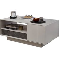 Wohn-Concept Como Couchtisch Holzwerkstoff/Granit Steinfurnier Sahara Creme lackiert von Wohn-Concept