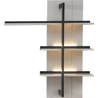 Wohn-Concept Como Wandregal Holzwerkstoff/Granit Steinfurnier Sahara Creme lackiert von Wohn-Concept