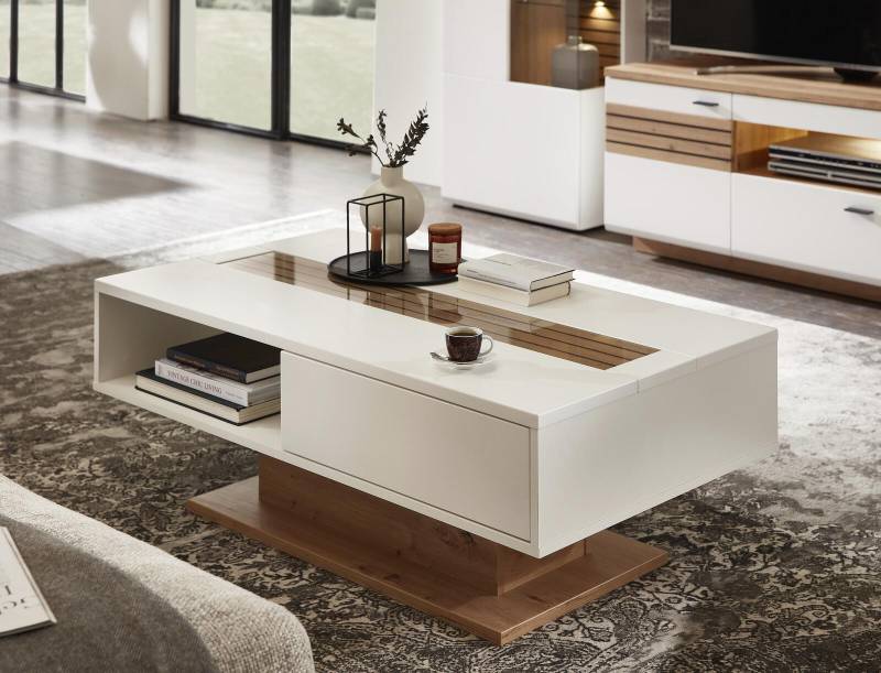 Wohn-Concept Couchtisch FRESNO ca. 120x65cm in weiß matt/Artisaneiche Nachbildung Wohn-Concept Couchtisch FRESNO ca. 120x65cm in weiß matt/Artisaneiche Nachbildung von Wohn Concept