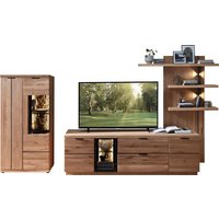 Wohn-Concept Donna TV-/Wohnlösung Wildeiche Massivholz/Echtkork Bianco furniert von Wohn-Concept