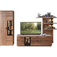 Wohn-Concept Donna TV-/Wohnlösung Wildeiche Massivholz/Echtkork Bianco furniert von Wohn-Concept