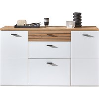 Wohn-Concept Fresno Hänge-Schuhschrank Holzwerkstoff Weiß matt/Eiche Artisan von Wohn-Concept