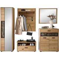 Wohn-Concept Montana Garderoben-Kombination 1 Wildeiche massiv braun von Wohn-Concept