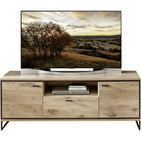 Wohn-Concept Ruben TV-Board Holzwerkstoff/Metall Viking Oak/Schwarz von Wohn-Concept