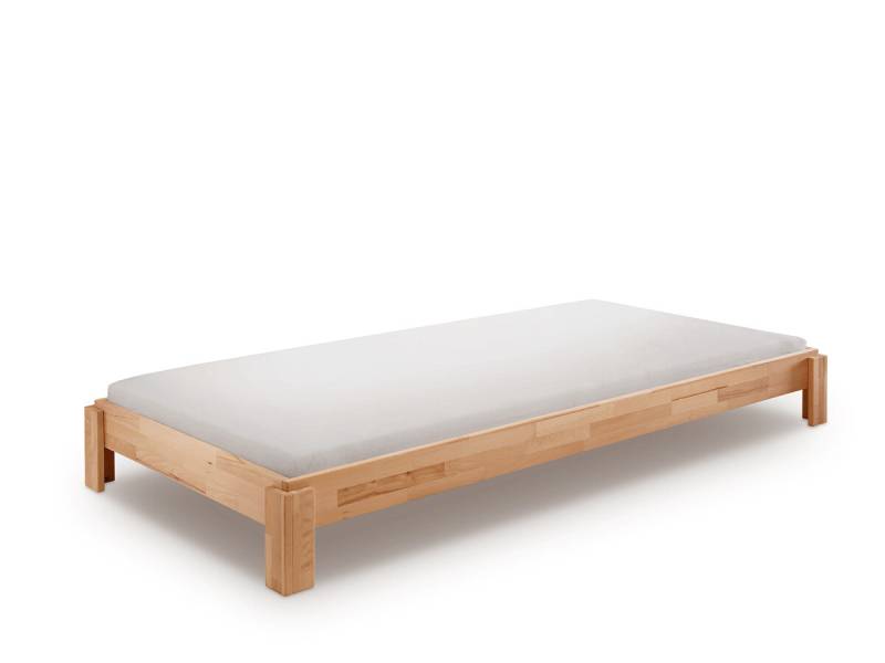 Stapelbett Denver II  90 x 200 cm, Buche natur geölt von Wohn[glück]lich