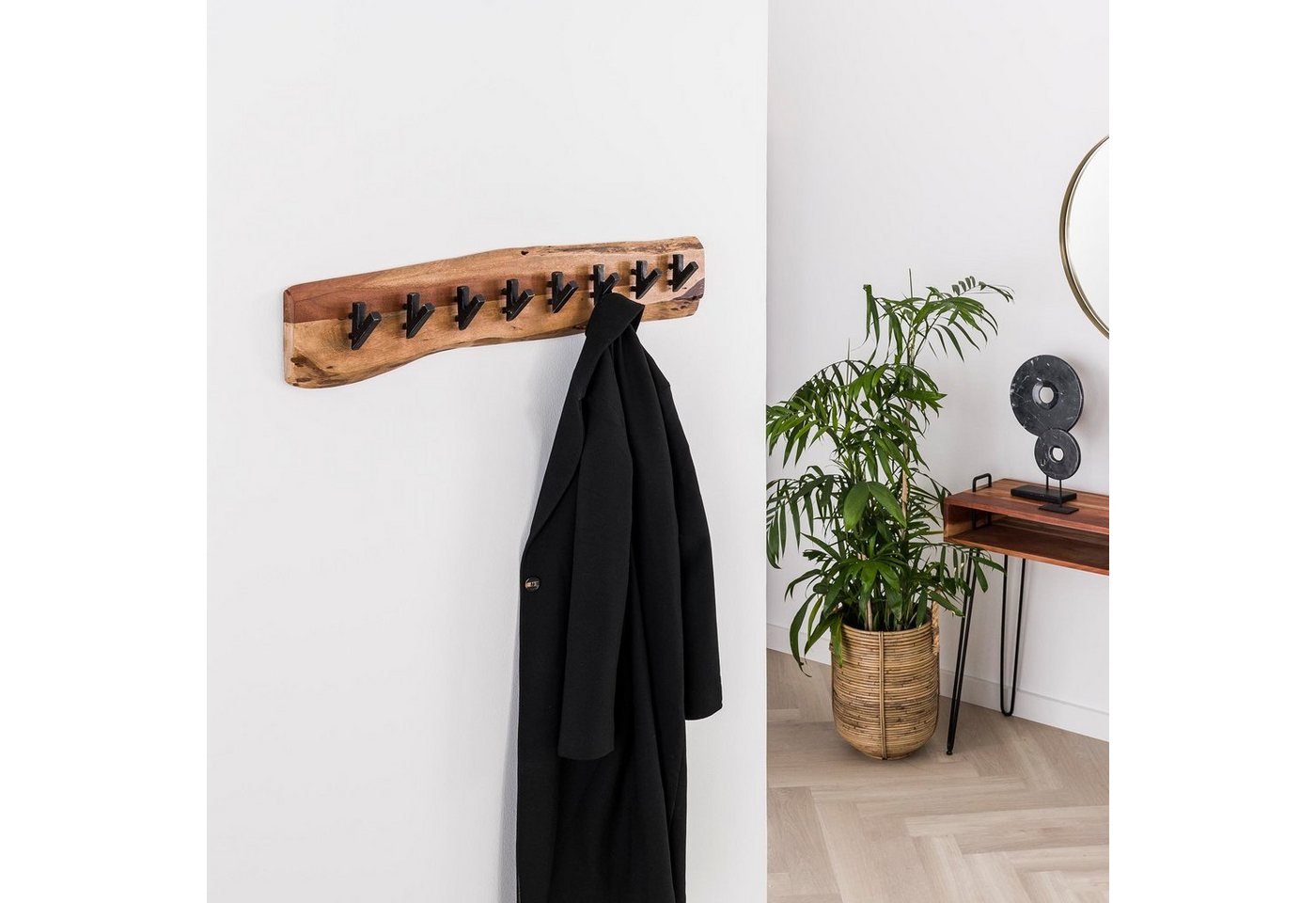 WohnAura Wandgarderobe Garderobenleiste Edge XL von WohnAura