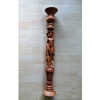 Baluster Aus Holz Tischbeine Kapitel Kerzenhalter Blumenhalter "Zwei Frauen" von WohnDesignStill