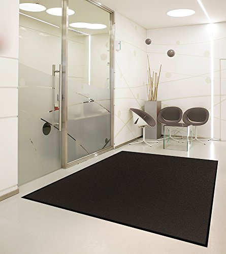 Premium Schmutzfangmatte Braun meliert 115x250cm | ECONYL® Recycling-Technologie | Waschbar 60°C | Nitrilgummi-Rücken | Made in EU | Gewerbe-Fußmatte für Hochfrequenzbereiche von WohnDirect