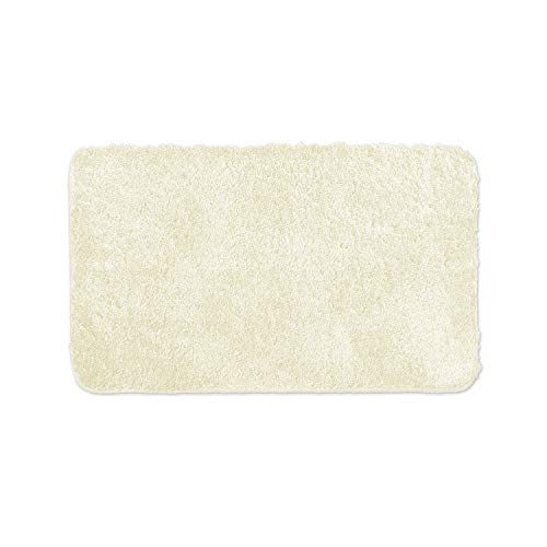 WohnDirect Badezimmerteppich groß Beige - Badematte rutschfest 60 x 100 cm - Badteppich Set, waschbar von WohnDirect