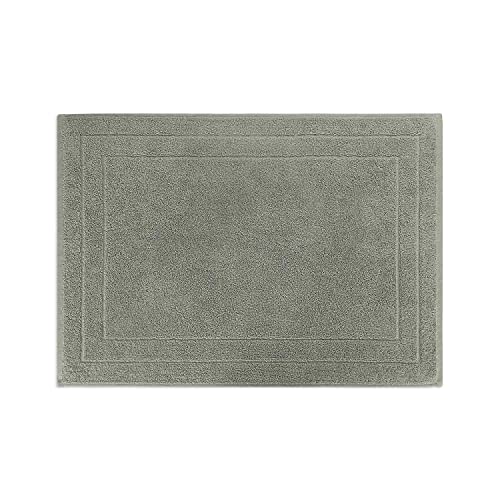 WohnDirect Frottier Duschvorleger Grau 50x70 cm - ideal vor der Dusche oder Badewanne - 100% Baumwolle - sehr weich & saugstark, waschbar bei 60° von WohnDirect