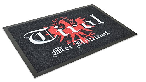 WohnDirect Fußmatte Tirol – Fussmatte Innen rutschfest und waschbar – Schmutzfangmatte/Fussabtreter/Fussabstreifer 50x70 cm von WohnDirect