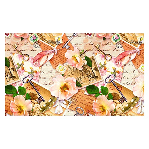 WohnDirect Küchenteppich waschbar 50 x 200 cm - für Innen bis 10m Länge - rutschfest + zuschneidbar - Küchenmatte, Fußmatte, Küchenläufer - leicht abwaschbar von WohnDirect