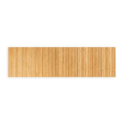 WohnDirect Nachhaltige Bambus Badematte Natur - rutschfestes Zero Waste Produkt - Badevorleger, Duschvorleger 50 x 180 cm von WohnDirect