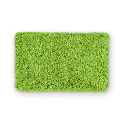 WohnDirect Premium Badematte Einzeln zum Set kombinierbar • Badvorleger Duschmatte • rutschfest & Waschbar • Badteppich, Badezimmerteppich Grün • 50 x 80 cm von WohnDirect