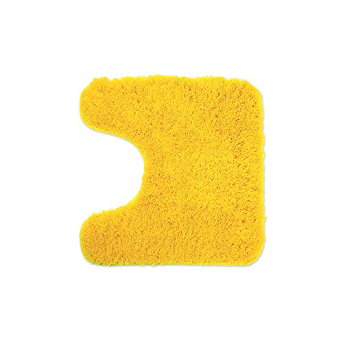 WohnDirect WC Vorleger MIT WC Ausschnitt Gelb - Badematte rutschfest MIT WC Ausschnitt 45x45 cm - Badteppich Set, waschbar WohnDirect WC Vorleger MIT WC Ausschnitt Gelb - Badematte rutschfest MIT WC Ausschnitt 45x45 cm - Badteppich Set, waschbar von WohnDirect