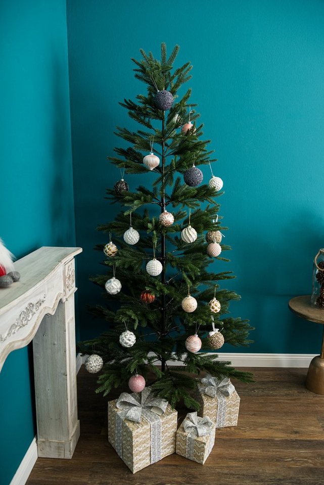Wohnando Künstlicher Weihnachtsbaum Tannenbaum-Alternative für festliche Dekoration 210cm ca. 751 Äste von Wohnando