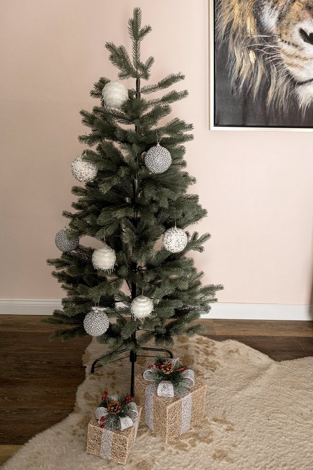 Wohnando Künstlicher Weihnachtsbaum Tannenbaum-Alternative mit realistischem Design 150cm, 451 Äste von Wohnando