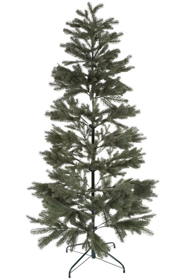 Wohnando Künstlicher Weihnachtsbaum Tannenbaum-Alternative mit realistischem Design 180cm, 763 Äste von Wohnando