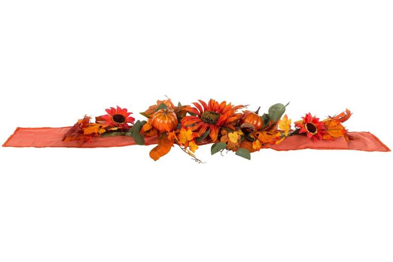 Wohnando LED Dekoobjekt Herbstliche Tischdekoration blumiges Design und festlicher Beleuchtung von Wohnando