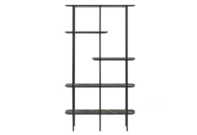 Wohnando Regal Hohes Stand-Regal "Poseidon", 90x33x160cm dunkles Mamordeko, Standregal, Ablage Wohnbereich und Arbeitszimmer, modernes Design Wohnando Regal Hohes Stand-Regal "Poseidon", 90x33x160cm dunkles Mamordeko, Standregal, Ablage Wohnbereich und Arbeitszimmer, modernes Design von Wohnando