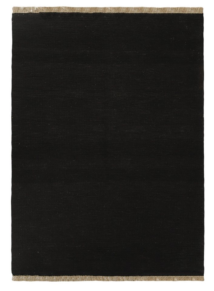 Wohnando Teppich MY-RUG Perserteppich Aria Wollteppich Uni Design 234x175cm, Rechteckig, Höhe: 20 mm, Handgeknüpfter Teppich,Handgesponnene Wolle, mit Naturfarben gegärbt von Wohnando