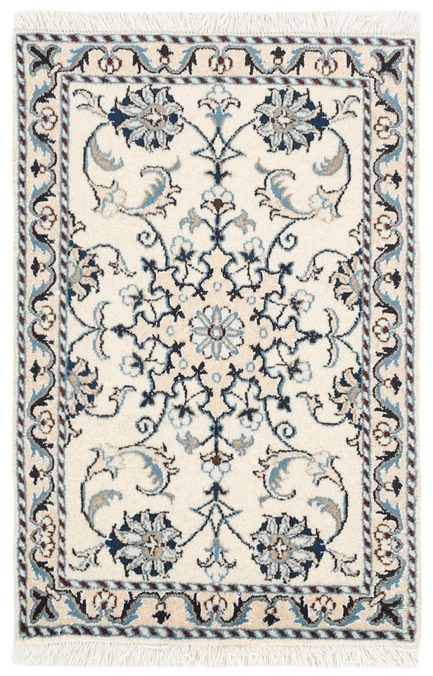 Wohnando Teppich MY-RUG Perserteppich Nain Kashmar Medaillon-Design creme 90x60cm, Rechteckig, Höhe: 12 mm, Handgeknüpfter Teppich,Handgesponnene Wolle, mit Naturfarben gegärbt Wohnando Teppich MY-RUG Perserteppich Nain Kashmar Medaillon-Design creme 90x60cm, Rechteckig, Höhe: 12 mm, Handgeknüpfter Teppich,Handgesponnene Wolle, mit Naturfarben gegärbt von Wohnando