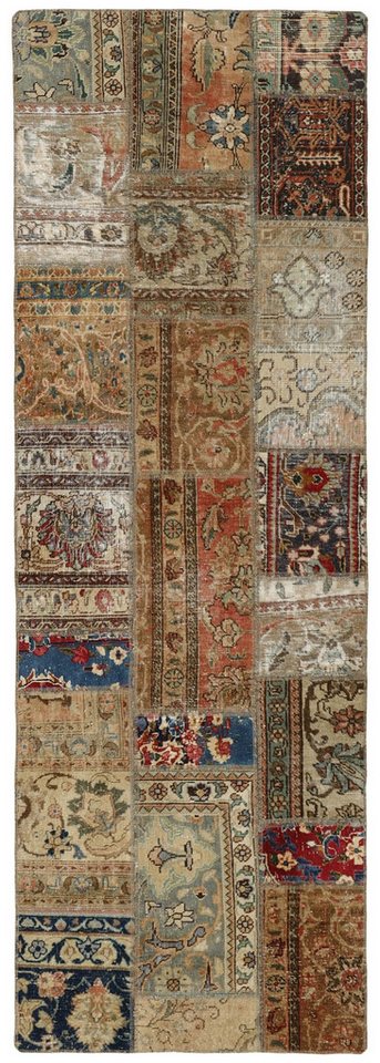 Wohnando Teppich MY-RUG Vintage Patch Work Floral & Ornamentiert 257x86cm, Läufer, Höhe: 10 mm, Handgeknüpfter Teppich,Handgesponnene Wolle, mit Naturfarben gegärbt Wohnando Teppich MY-RUG Vintage Patch Work Floral & Ornamentiert 257x86cm, Läufer, Höhe: 10 mm, Handgeknüpfter Teppich,Handgesponnene Wolle, mit Naturfarben gegärbt von Wohnando