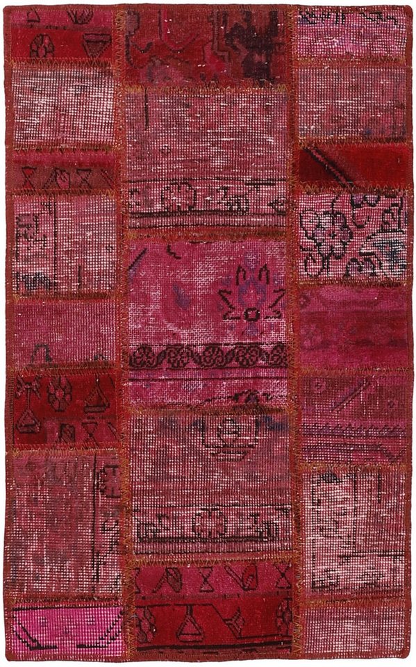 Wohnando Teppich MY-RUG Vintage Patch Work Floral & Ornamentiert 90x60cm, Rechteckig, Höhe: 10 mm, Handgeknüpfter Teppich,Handgesponnene Wolle, mit Naturfarben gegärbt Wohnando Teppich MY-RUG Vintage Patch Work Floral & Ornamentiert 90x60cm, Rechteckig, Höhe: 10 mm, Handgeknüpfter Teppich,Handgesponnene Wolle, mit Naturfarben gegärbt von Wohnando