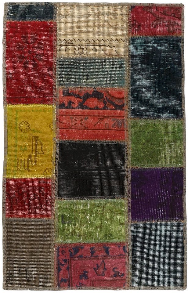 Wohnando Teppich MY-RUG Vintage Patch Work Floral & Ornamentiert 90x60cm, Rechteckig, Höhe: 10 mm, Handgeknüpfter Teppich,Handgesponnene Wolle, mit Naturfarben gegärbt Wohnando Teppich MY-RUG Vintage Patch Work Floral & Ornamentiert 90x60cm, Rechteckig, Höhe: 10 mm, Handgeknüpfter Teppich,Handgesponnene Wolle, mit Naturfarben gegärbt von Wohnando