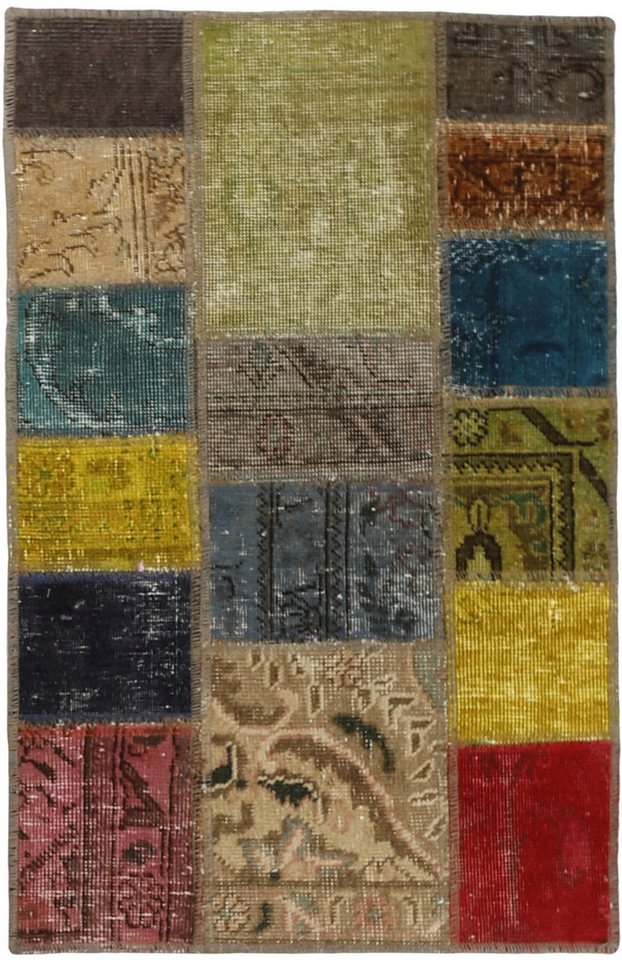 Wohnando Teppich MY-RUG Vintage Patch Work Floral & Ornamentiert 90x60cm, Rechteckig, Höhe: 10 mm, Handgeknüpfter Teppich,Handgesponnene Wolle, mit Naturfarben gegärbt Wohnando Teppich MY-RUG Vintage Patch Work Floral & Ornamentiert 90x60cm, Rechteckig, Höhe: 10 mm, Handgeknüpfter Teppich,Handgesponnene Wolle, mit Naturfarben gegärbt von Wohnando