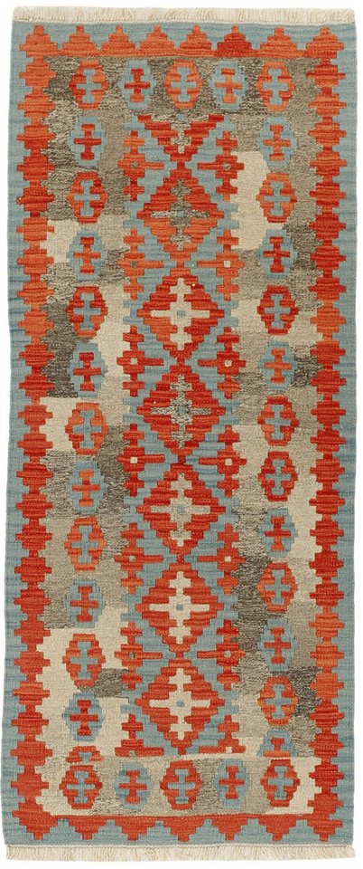 Wohnando Teppich MY-RUG persischer Kelim Rauten-& Diamantmuster 200x80cm, Läufer, Höhe: 5 mm, Handgewebter Kelim, Handgesponnene Wolle, mit Naturfarben gegärbt Wohnando Teppich MY-RUG persischer Kelim Rauten-& Diamantmuster 200x80cm, Läufer, Höhe: 5 mm, Handgewebter Kelim, Handgesponnene Wolle, mit Naturfarben gegärbt von Wohnando