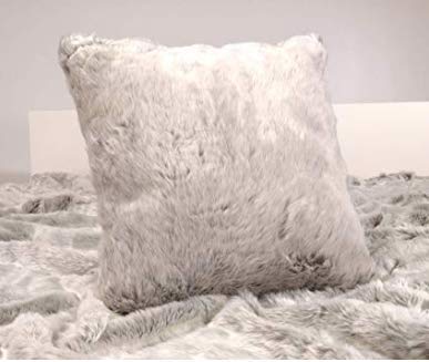 Fellkissen,Webpelzkissen, Fellimitat Silberfuchs 45x45 cm von Wohnen & Accessoires GmbH & Co. KG