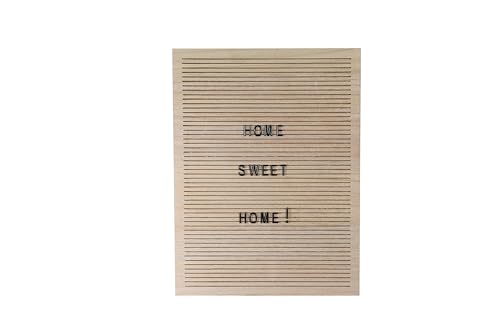 Wohnen Wackadoo® Buchstaben Tafel Holz 30 x 40 cm Letter Board Stecktafel Memotafel Wanddekoration aus FSC® Holz von Wackadoo