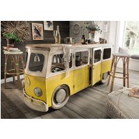 Wohnglücklich by Infantil Fahrzeug-Bar Bus gelb/weiß 220x96x58 cm von Wohnglücklich by Infantil