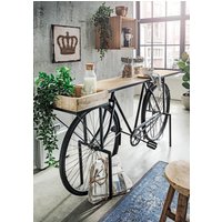 Wohnglücklich by Infantil Unikat Fahrrad-Konsole Blacky 185x86x35 cm von Wohnglücklich by Infantil