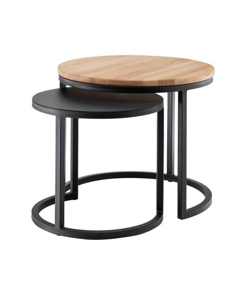 Wohnglücklich Beistelltisch Beistelltisch 2-er Set "Maya" (2er Set) von Wohnglücklich