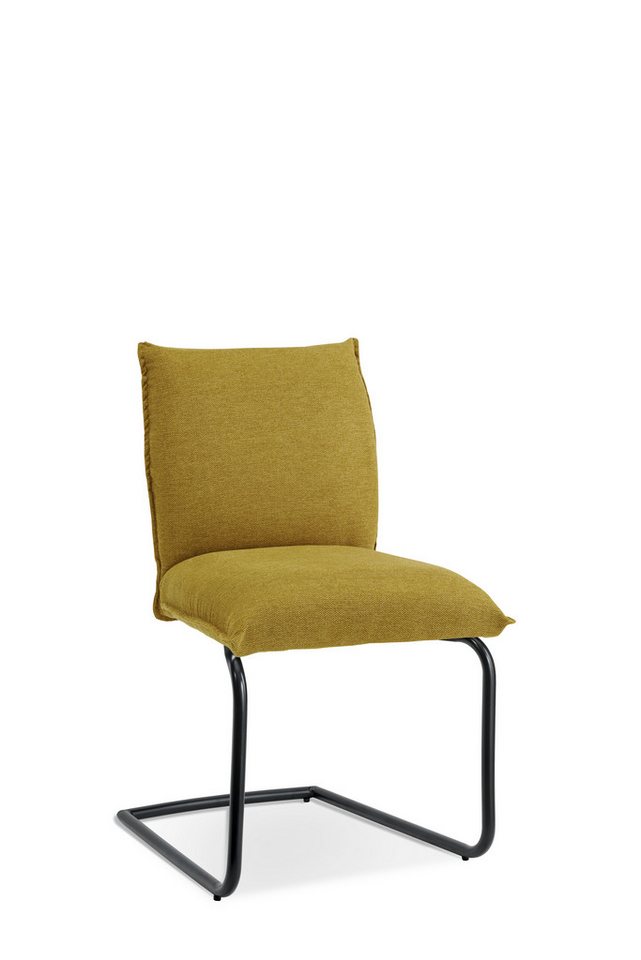 Wohnglücklich Stuhl SIT DOWN Esszimmerstuhl 2er-Set – Stoff & Metallgestell von Wohnglücklich