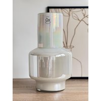 Vase - Perlmutt Blumenvase Glasvase Design -Tischdekoration Dekoration -Handgefertigt Interior Geschenk -Wohnkultur Dekor von Wohnharmonie