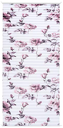 Wohnidee Plissee Rose zur Montage in den Glasfalz, Blickdichtes Faltrollo, Inklusive 4 Montage-Träger und 2 Bediengriffen, Weiß/Rosa, 60 x 130 cm (BxH) Wohnidee Plissee Rose zur Montage in den Glasfalz, Blickdichtes Faltrollo, Inklusive 4 Montage-Träger und 2 Bediengriffen, Weiß/Rosa, 60 x 130 cm (BxH) von Gardinia